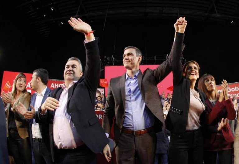 Sánchez: «Que no quede ningún voto en casa y que ninguno caiga en saco roto» el 10N
