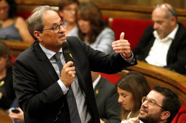 Torra: «Pedro Sánchez me tiene que llamar», queremos negociar el referéndum