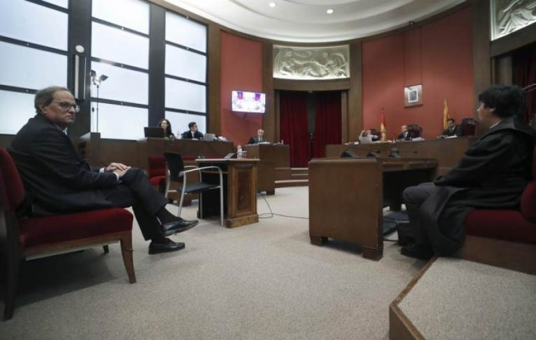 Fiscalía ante el Tribunal a Torra: «El lazo amarillo no es neutral», es un símbolo separatista