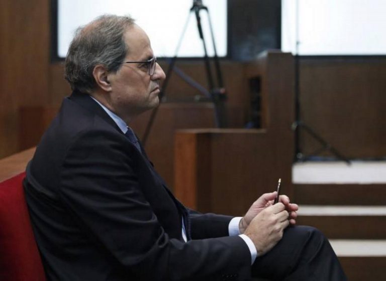 El Tribunal catalán rechaza la nulidad planteada por el acusado Torra y seguirá el juicio