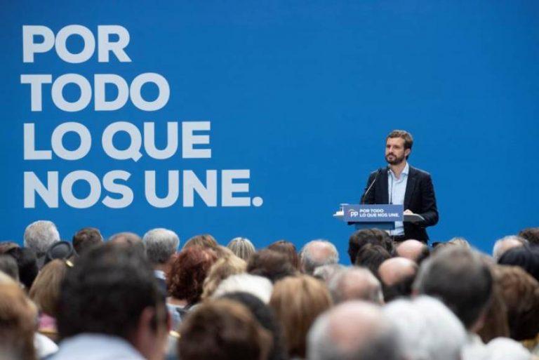Casado: «Quien no quiera que Torra y Otegi manden en España tiene que votar al PP»