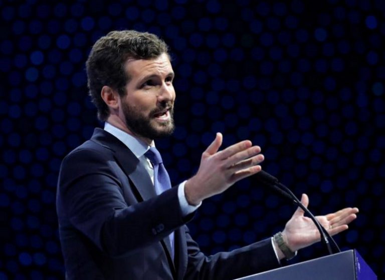 Casado: «El separatismo en Cataluña es un problema de Europa porque es puro veneno»