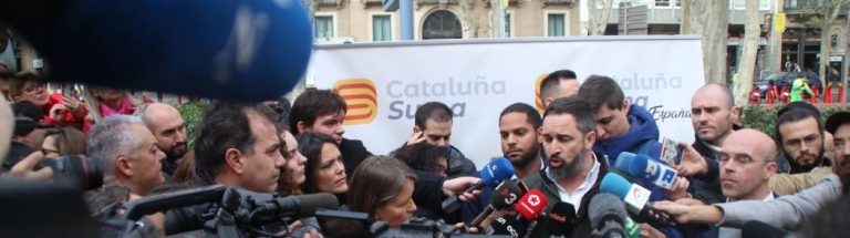 Abascal desde Cataluña: «VOX será una muralla frente a los golpistas» y compinches