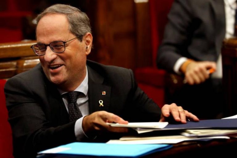 Torra: Tsunami Democrátic «se expresará con libertad y tranquilamente» durante el clásico
