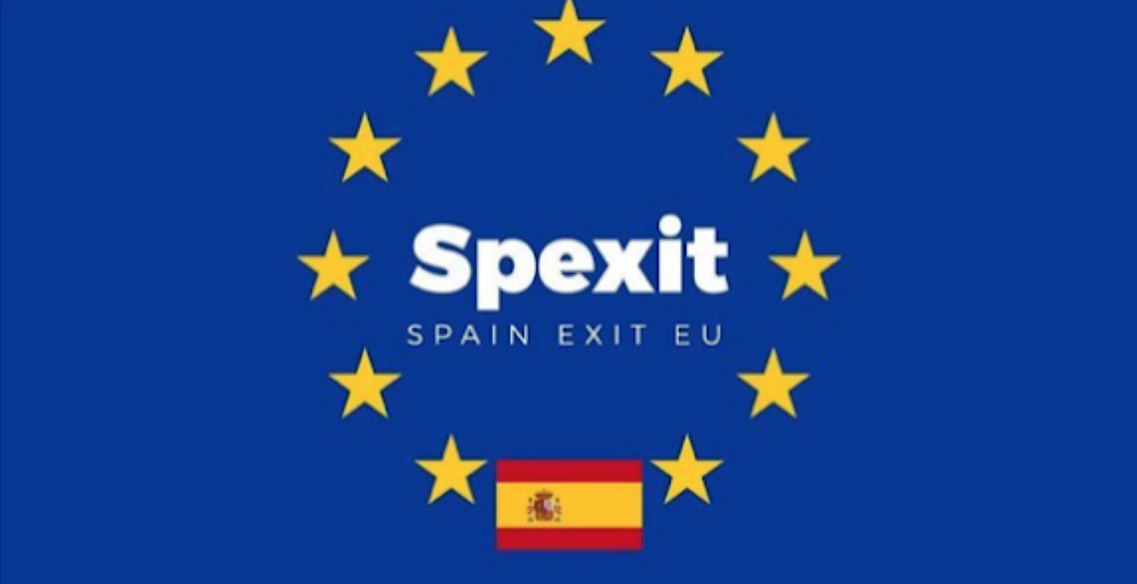 FOTOGRAFÍA. BARCELONA (ESPAÑA), 20.12.2019. DNexige «la salida inmediata de España de la Unión Europea», un Spexit. Ñ Pueblo
