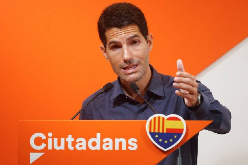 FOTOGRAFÍA. BARCELONA (ESPAÑA), DICIEMBRE DE 2019. El diputado de Ciudadanos Nacho Martín Blanco, durante una rueda de prensa. Efe
