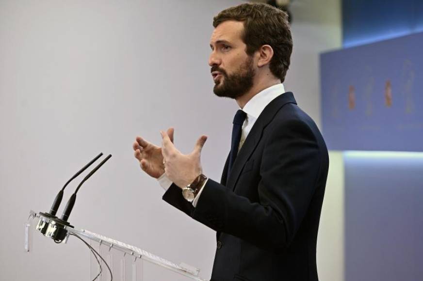 FOTOGRAFÍA. CONGRESO DE LOS DIPUTADOS (MADRID) ESPAÑA, AÑO 2019. El líder del PP Pablo Casado. Efe