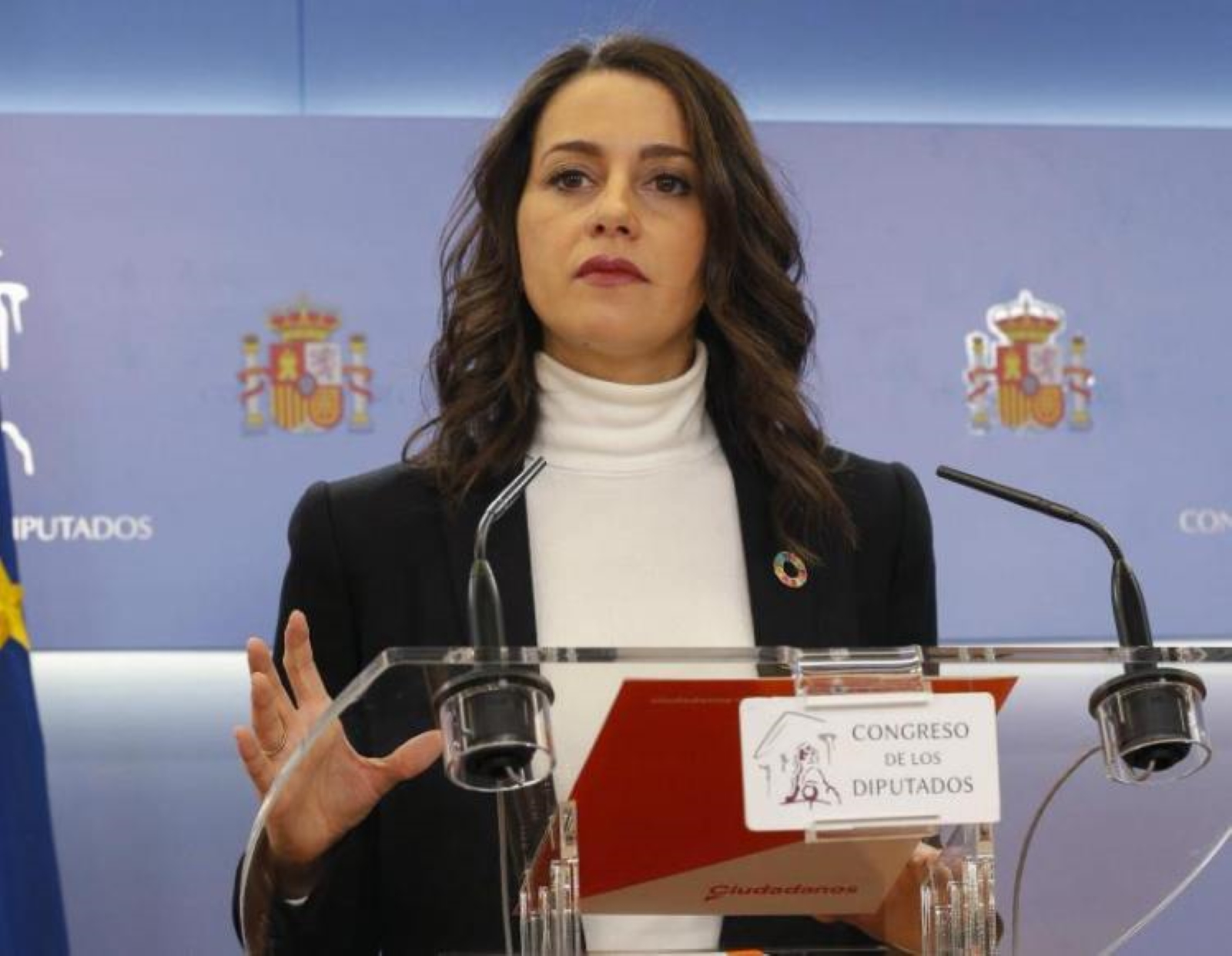 FOTOGRAFÍA. CONGRESO DE LOS diputados (MADRID) ESPAÑA, 02.12.2019. La portavoz de Ciudadanos en el Congreso, Inés Arrimadas. Efe