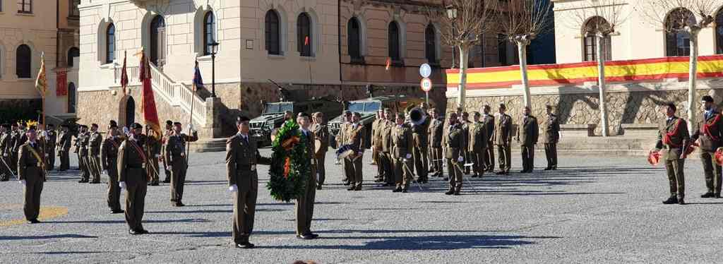 FOTOGRAFÍA. EL CUARTEL EL BRUCH DE BARCELONA (CATALUÑA) ESPAÑA, 08.12.2019. El Ejército ha celebrado este domingo un acto en honor de la Inmaculada Concepción. Ñ Pueblo..