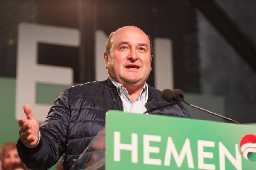 FOTOGRAFÍA. LAS VASCONGADAS (ESPAÑA), AÑO 2019. El presidente del PNV, Andoni Ortuzar. San Sebastián, 08.12.2019. El presidente del PNV, Andoni Ortuzar. Efe
