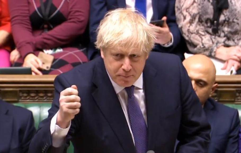 FOTOGRAFÍA. LONDRES (REINO UNIDO), 20.12.2019. Johnson pide unidad al Parlamento al abrir el debate del acuerdo del brexit. Efe