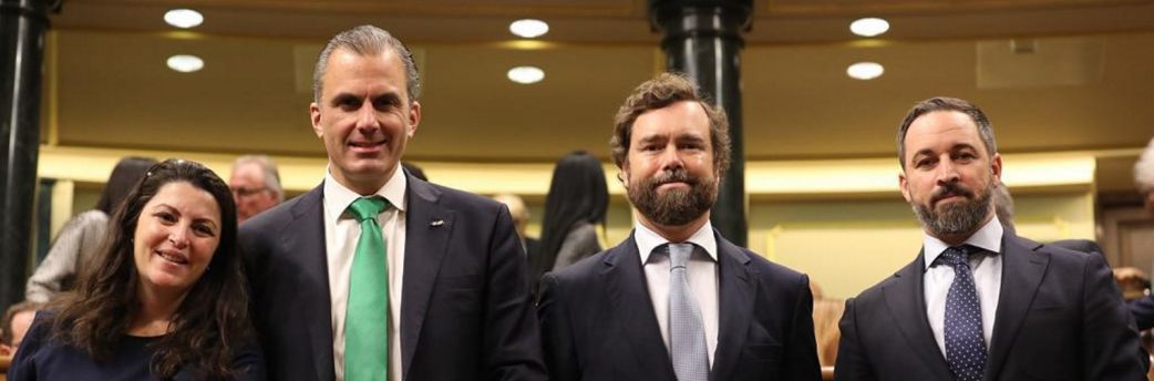 FOTOGRAFÍA. MADRID (ESPAÑA), 03.12.2019. VOX logra entrar en la Mesa del Congreso con una vicepresidencia al fracasar el cordón sanitario promovidos por PSOE. Ñ Pueblo