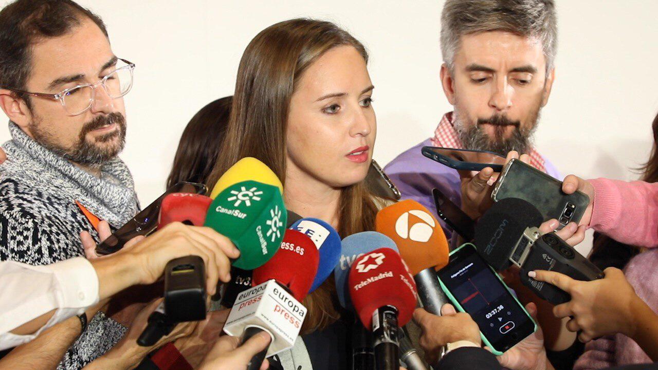 FOTOGRAFÍA. MADRID (ESPAÑA), 30.11.2019. «El futuro del partido es positivo, esperanzador y racional», ha dicho la portavoz de la Comisión Gestora de Ciudadanos (Cs), Melisa Rodríguez. Ñ Pueblo