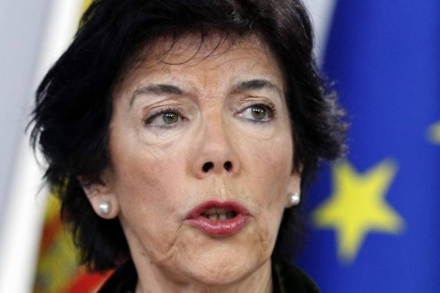 FOTOGRAFÍA. PALACIO DE LA MONCLOA (MADRID) ESPAÑA, 13.12.2019. La ministra portavoz del Gobierno, Isabel Celaá. Efe