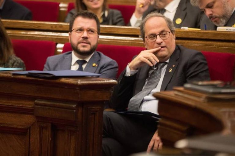 Torra pide a ERC hacer «honor al pacto de la autodeterminación» ante el PSOE y Sánchez