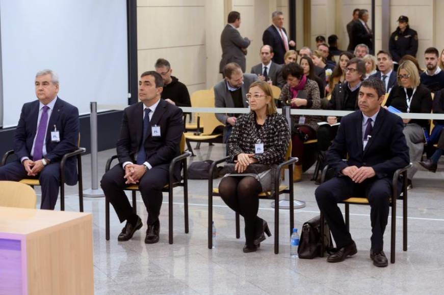 FOTOGRAFÍA. AUDIENCIA NACIONAL (MADRID) ESPAÑA, 20.01.2020. JUICIO DEL PROCÉS. El mayor de los Mossos d'Esquadra Josep Lluís Trapero (d). Efe