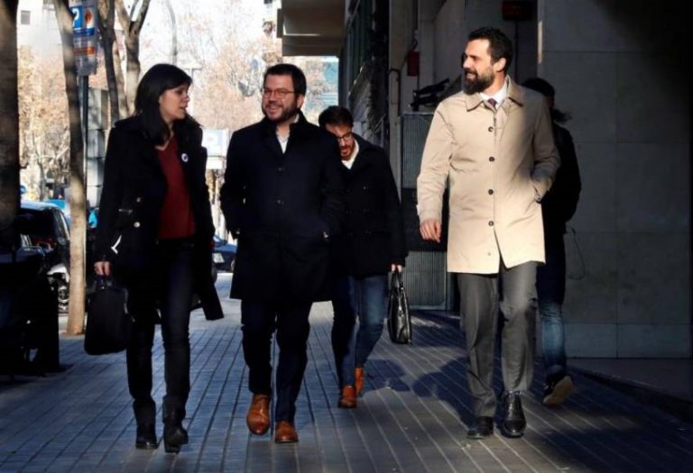 ERC apoyará Sánchez pese a la prisión de Junqueras e inhabilitación de Torra