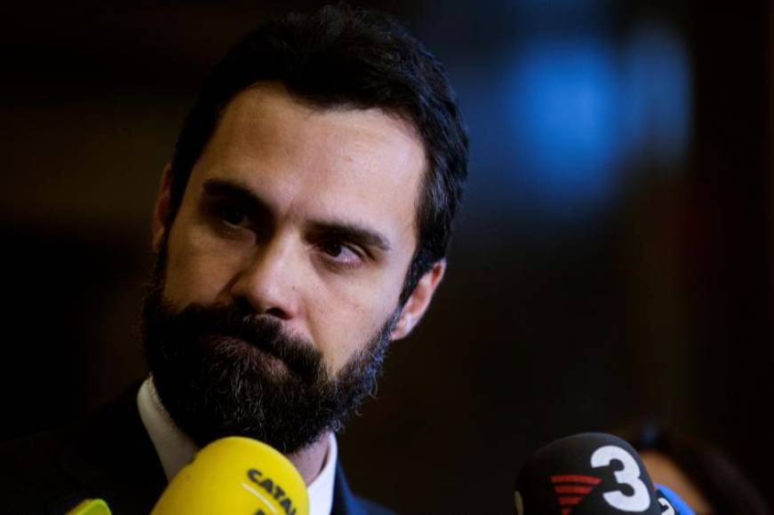 FOTOGRAFÍA. BARCELONA (ESPAÑA), AÑO 2020. El presidente del Parlamento de Cataluña, Roger Torrent (ERC). Efe
