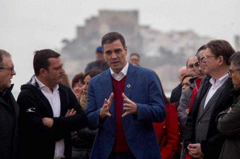 Sánchez ve detrás de la borrasca «Gloria» el «cambio Climático y calentamiento global»