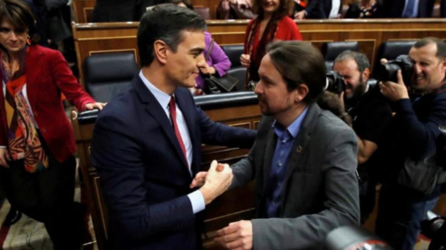 FOTOGRAFÍA. CONGRESO D ELOS DIPUTADOS. . 07.01.2020. El investido nuevo presidente de Gobierno de coalición, Pedro Sánchez. Efe (1)