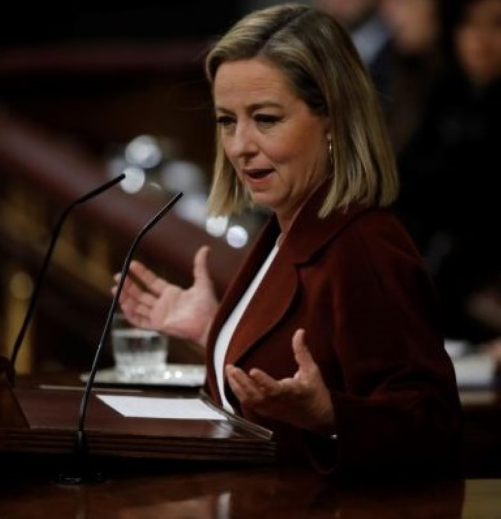 FOTOGRAFÍA. CONGRESO DE LOS DIPUTADOS. INVESTIDURA DEL CANDIDATO PEDRO SÁNCHEZ PÉREZ-CASTEJÓN. 07.01.2020. La diputada de CC Ana Oramas. Efe