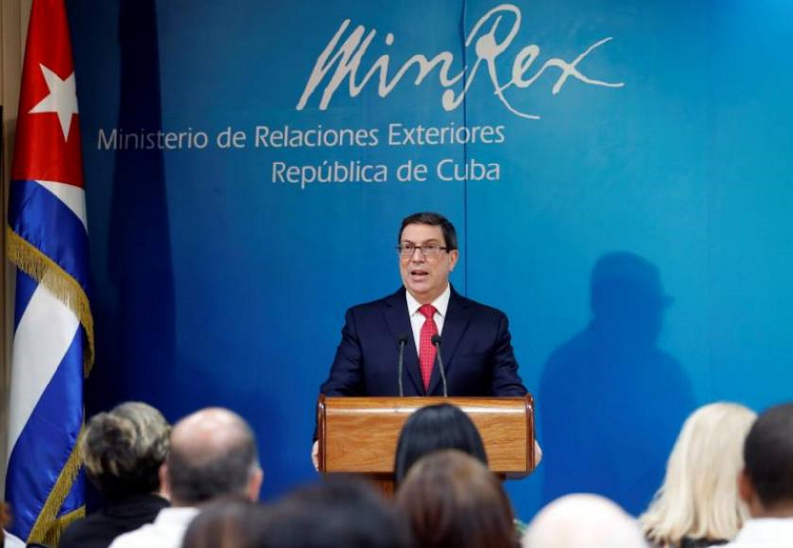 FOTOGRAFÍA. CUBA (LA HABANA), 2.01.2020. En la imagen el canciller cubano Bruno Rodríguez. Efe