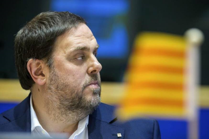 FOTOGRAFÍA. ESPAÑA, AÑO 2019. El líder de ERC Oriol Junqueras en las instalaciones del Parlamento Europeo. Efe