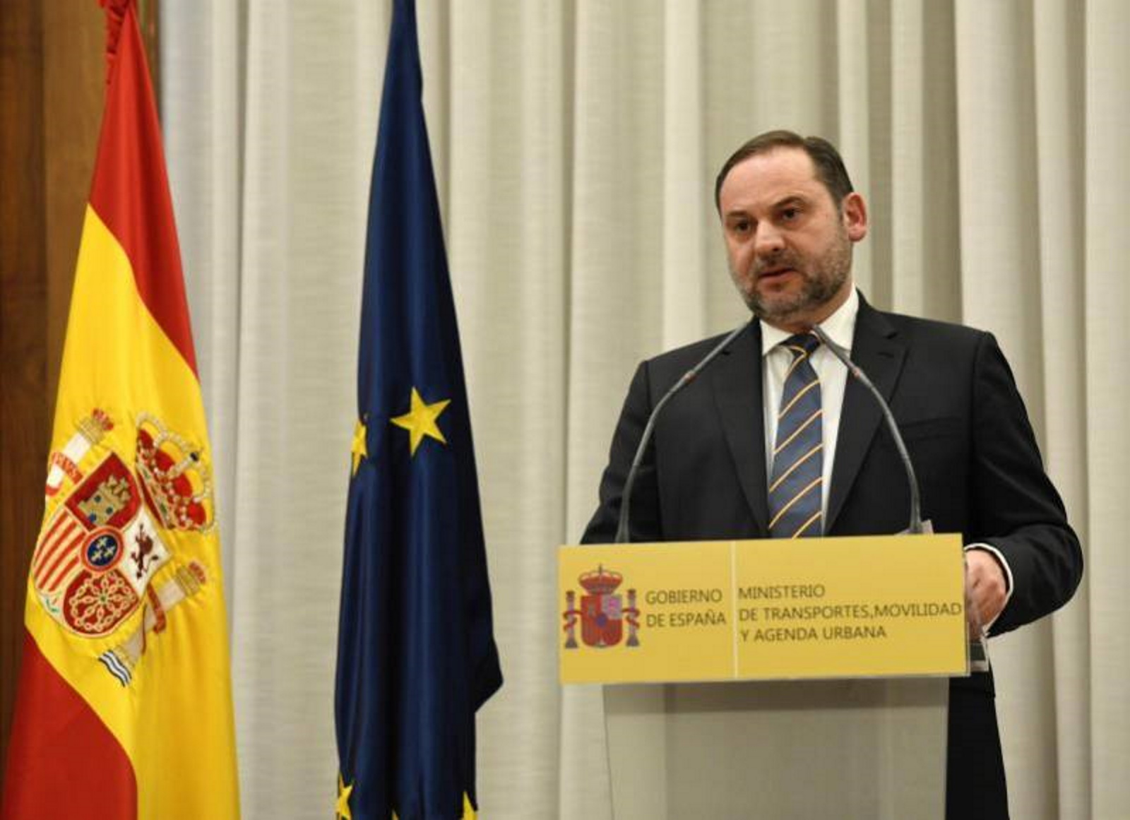 FOTOGRAFÍA. ESPAÑA, ENERO DE 2020. El ministro de Transporte, Movilidad y Agenda Urbana, José Luis Ábalos. Efe