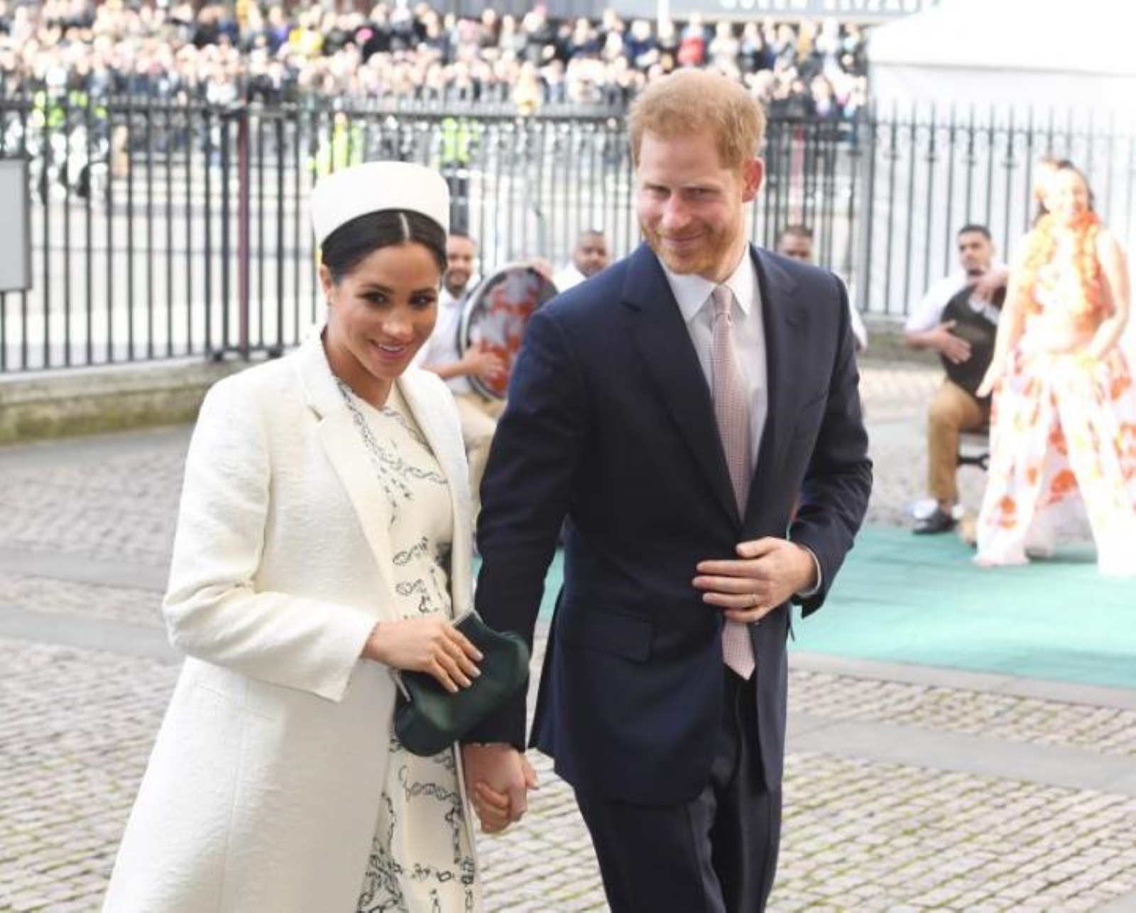 FOTOGRAFÍA. LODRES (REINO UNIDO), AÑO 2019. Los duques de Sussex el príncipe Enrique de Inglaterra (d) y la estadounidense Meghan Markle (i). Efe