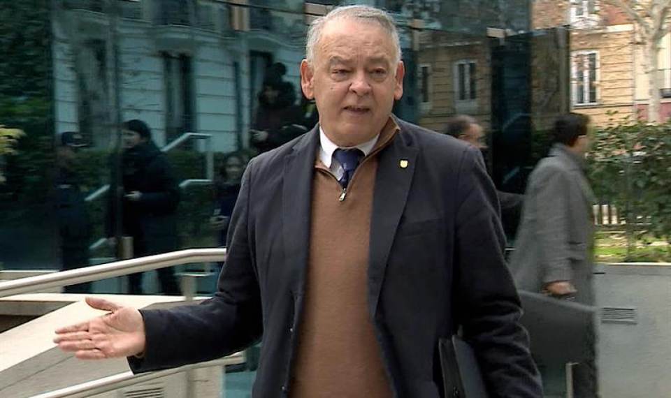 FOTOGRAFÍA. MADRID (ESPAÑA), 17.01.2019. El exnúmero dos de la Policía Nacional Eugenio Pino ante la Audiencia Nacional, el 17 de enero de 2019. Eugenio Pino declarará. Efe