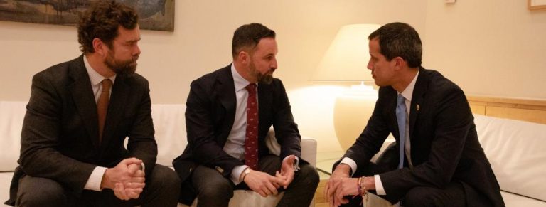 Abascal ofrece a Guaidó la ayuda de VOX para defender la «libertad en Venezuela»