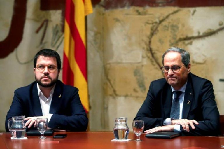 ERC y JxCAT valoran las «consecuencias» de la inhabilitación de Torra»
