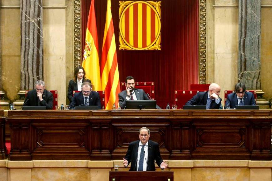 FOTOGRAFÍA. PARLAMENTO DE CATALUÑA (BARCELONA), 05.01.2020. El delincuente inhabilitado por el Tribunal superior de Justicia de Cataluña (TSJC). Efe