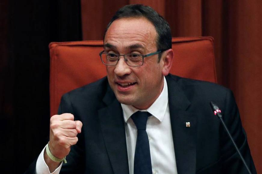 FOTOGRAFÍA. PARLAMENTO DE CATALUÑA (BARCELONA), 28.01.2020. El que fuera conseller de Territorio y Sostenibilidad del Govern del 1-O, Josep Rull. Efe