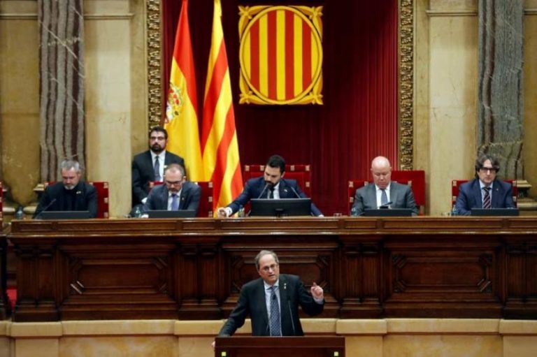 Torra: «Pido expresamente a Torrent que garantice mis derechos de diputado»
