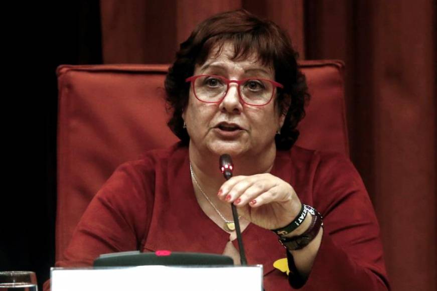 FOTOGRAFÍA. PARLAMENTO DE CATALUÑA (BARCELONA) ESPAÑA, 28.01.2020. La exconsellera Dolors Bassa, condenada a prisión por el 1-0. Efe