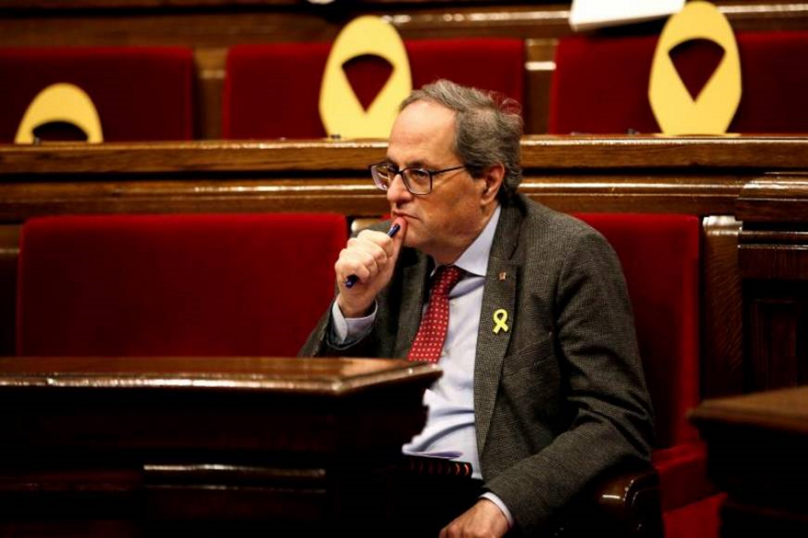 FOTOGRAFÍA. PARLAMENTO DE CATALUÑA (BARCELONA) ESPAÑA, ENERO DE 2020. Joaquim Torra Pla (Quim Torra) . Efe