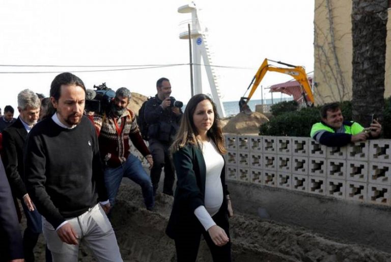 Iglesias ve detrás de la tormenta «Gloria» el «Cambio Climático, pelotazos y especulación»