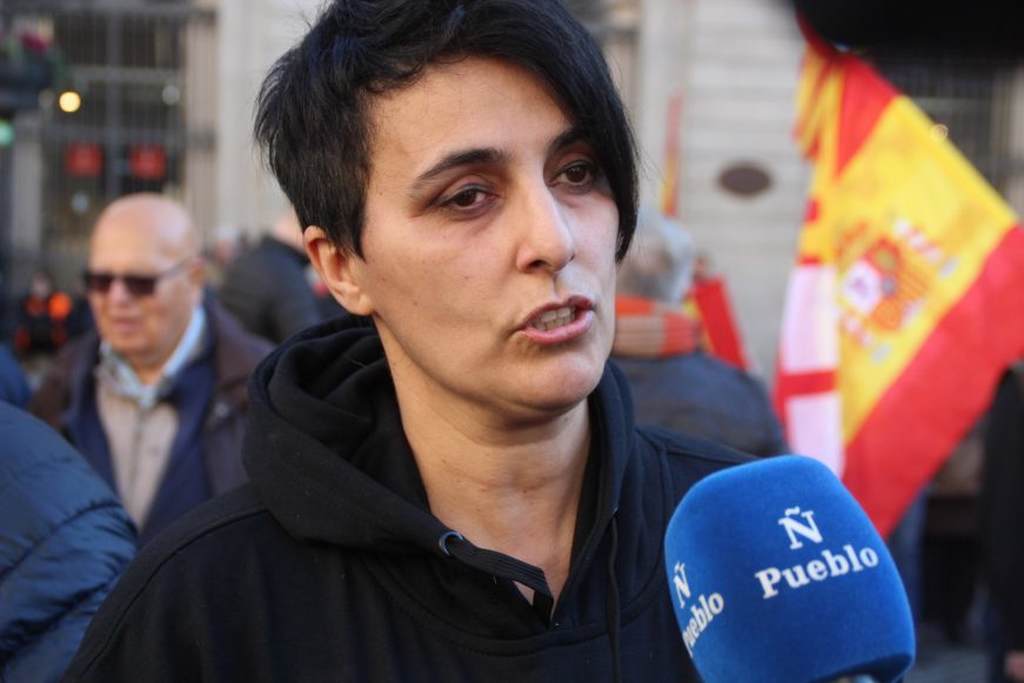 FOTOGRAFÍA. PLAZA SAN JAIME DE BARCELONA (BARCELONA) ESPAÑA, 12.01.2020. Herida por una «lata», según una fuente y según otra fuente por una «botella». Ñ Pueblo (1)_
