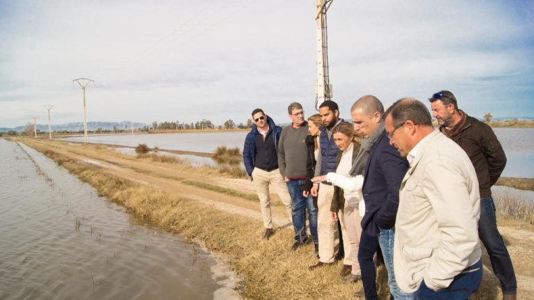 Garriga traslada a los afectados el «compromiso de VOX de trabajar» por Las Tierras del Ebro