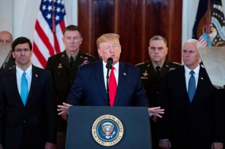 Trump: «Soleimaní (Irán) es responsable de las mayores atrocidades en Oriente Medio»