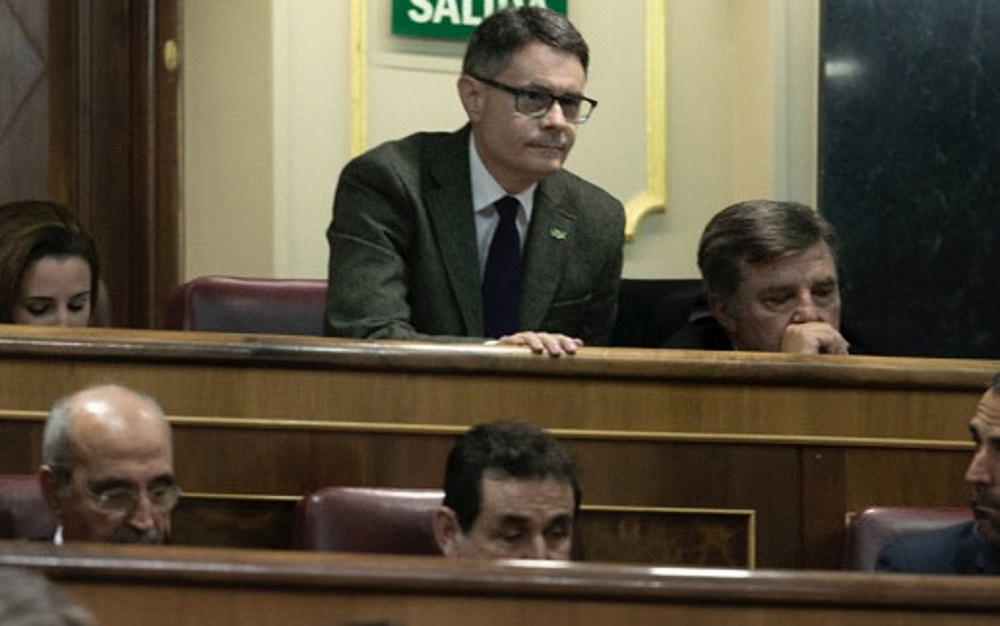 FOTOGRAFÍA. CONGRESO DE LOS DIPUTADOS 8MADRID) ESPAÑA, AÑO 2020. La portavoz adjunta del Grupo Parlamentario VOX en el Congreso de los Diputados, Macarena Olona... Ñ pueblo.