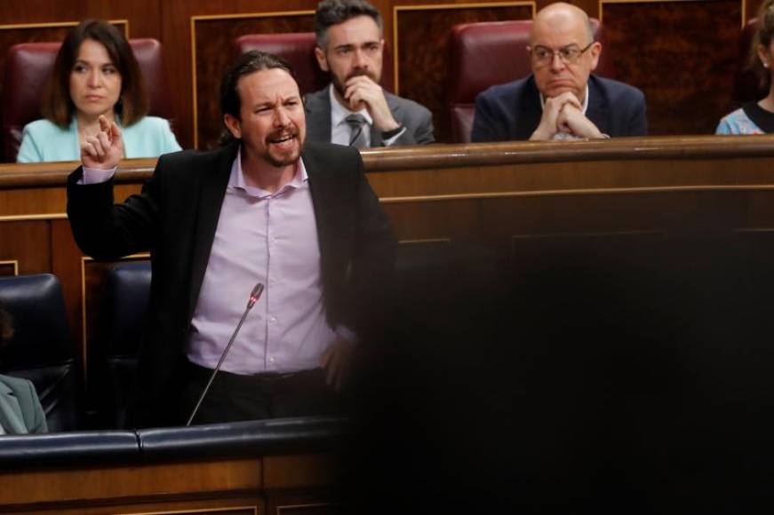 FOTOGRAFÍA. CONGRESO DE LOS DIPUTADOS (MADRID) ESPAÑA, 19.02.2020. El vicepresidente segundo del Gobierno, Pablo Iglesias. Efe