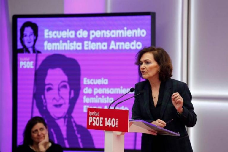 Carmen calvo (PSOE) dice que «VOX pone en riesgo la identidad de España»