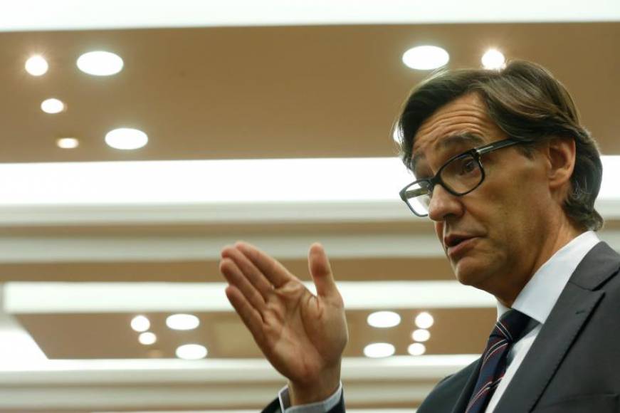 FOTOGRAFÍA. MADRID (ESPAÑA), 15.02.2020. El ministro de Sanidad del gobierno de coalición socialcomunista, Salvador Illa. Efe