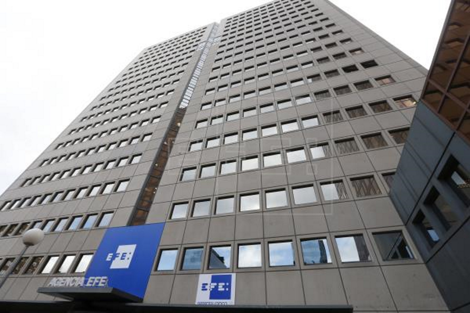 FOTOGRAFÍA. MADRID (ESPAÑA), 20.02.2020. Vista de la fachada de la sede central de la Agencia estatal española de noticias (Efe). efe