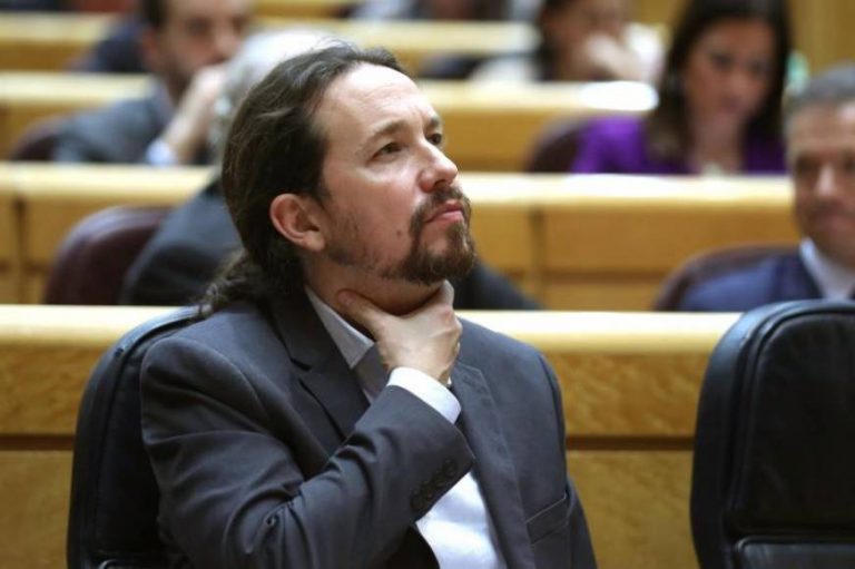 Vicepresidente Pablo Iglesias, con fuerte amigdalitis con cuadro de fiebre y malestar