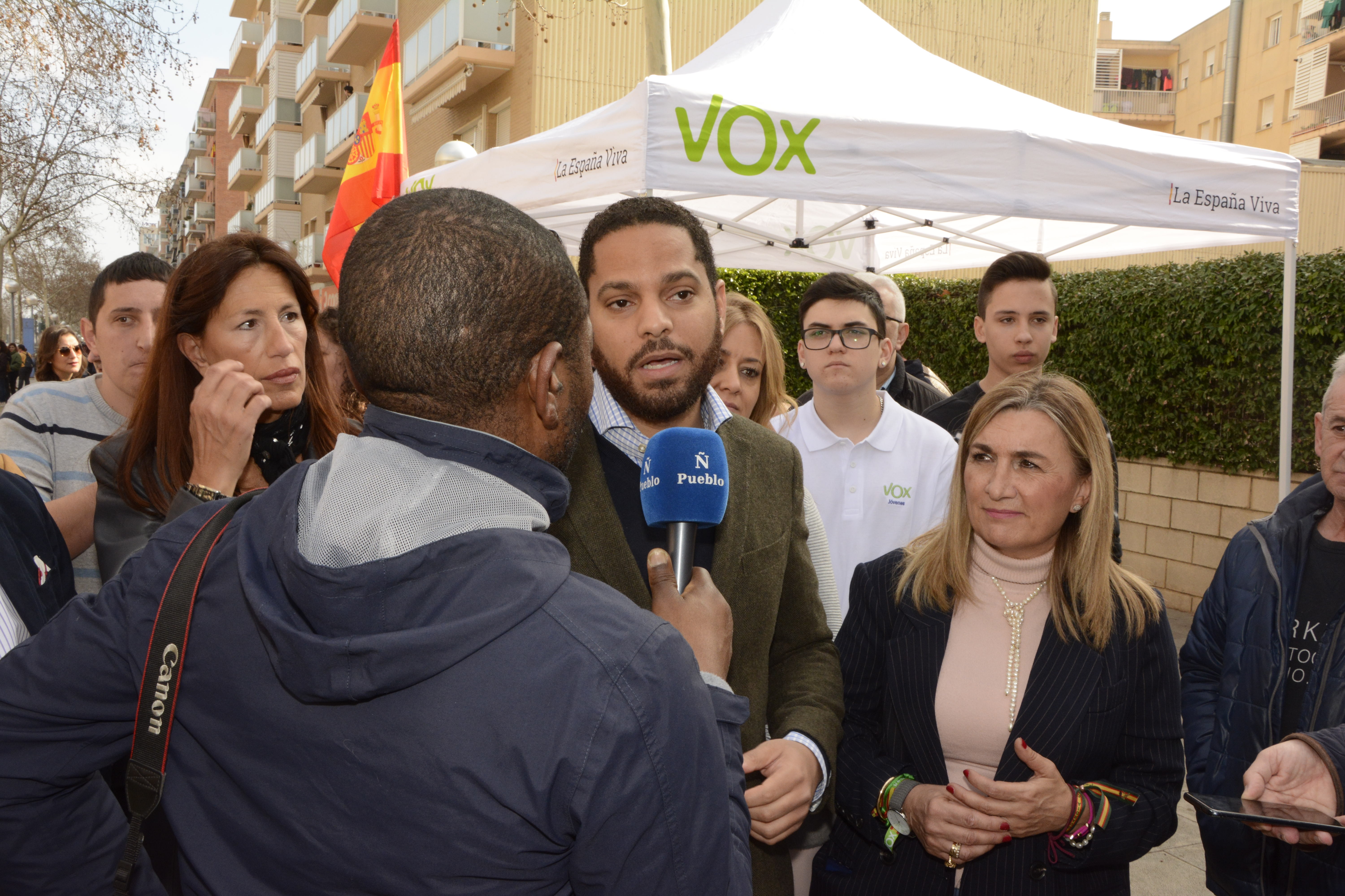 FOTOGRAFÍA. VILA-SECA (TARRAGONA) ESPAÑA, 15.02.2020. El diputado nacional de VOX por Barcelona al Congreso de los Diputados, Ignacio Garriga, ha visitado Vila-seca. (Ñ Pueblo)