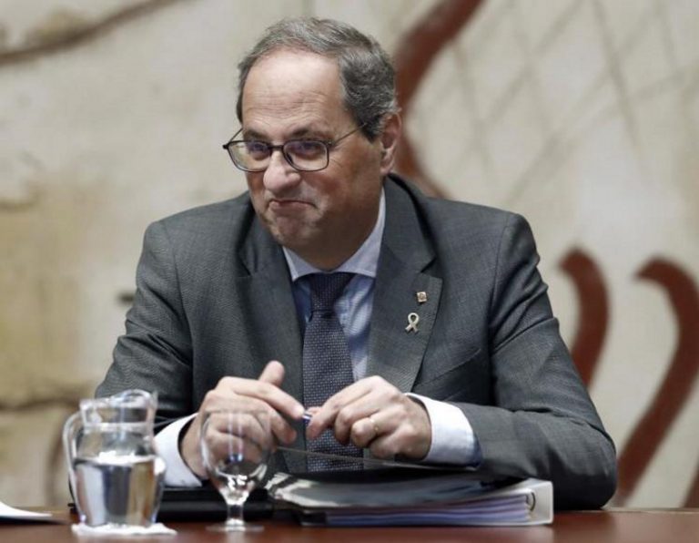 Torra recurre su inhabilitación y amenaza con llevar a Europa la «parcialidad de los jueces»