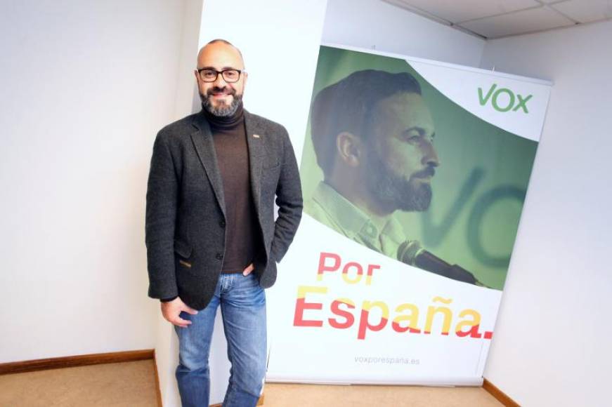 FOTOGRAFÍA. LA CORUÑA (ESPAÑA), 14.03.2020. Ricardo Morado (Ferrol, 1977), el candidato por La Coruña (Galicia) el próximo 5 de abril de 2020. Efe